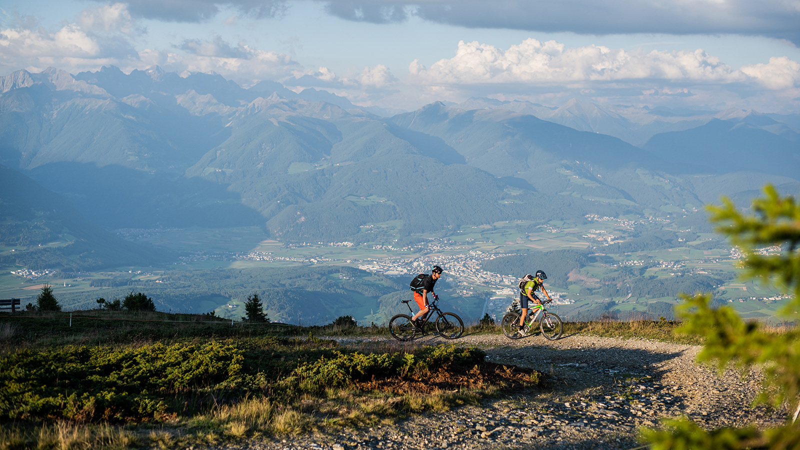 Gite in mountain bike sul Plan de Corones 